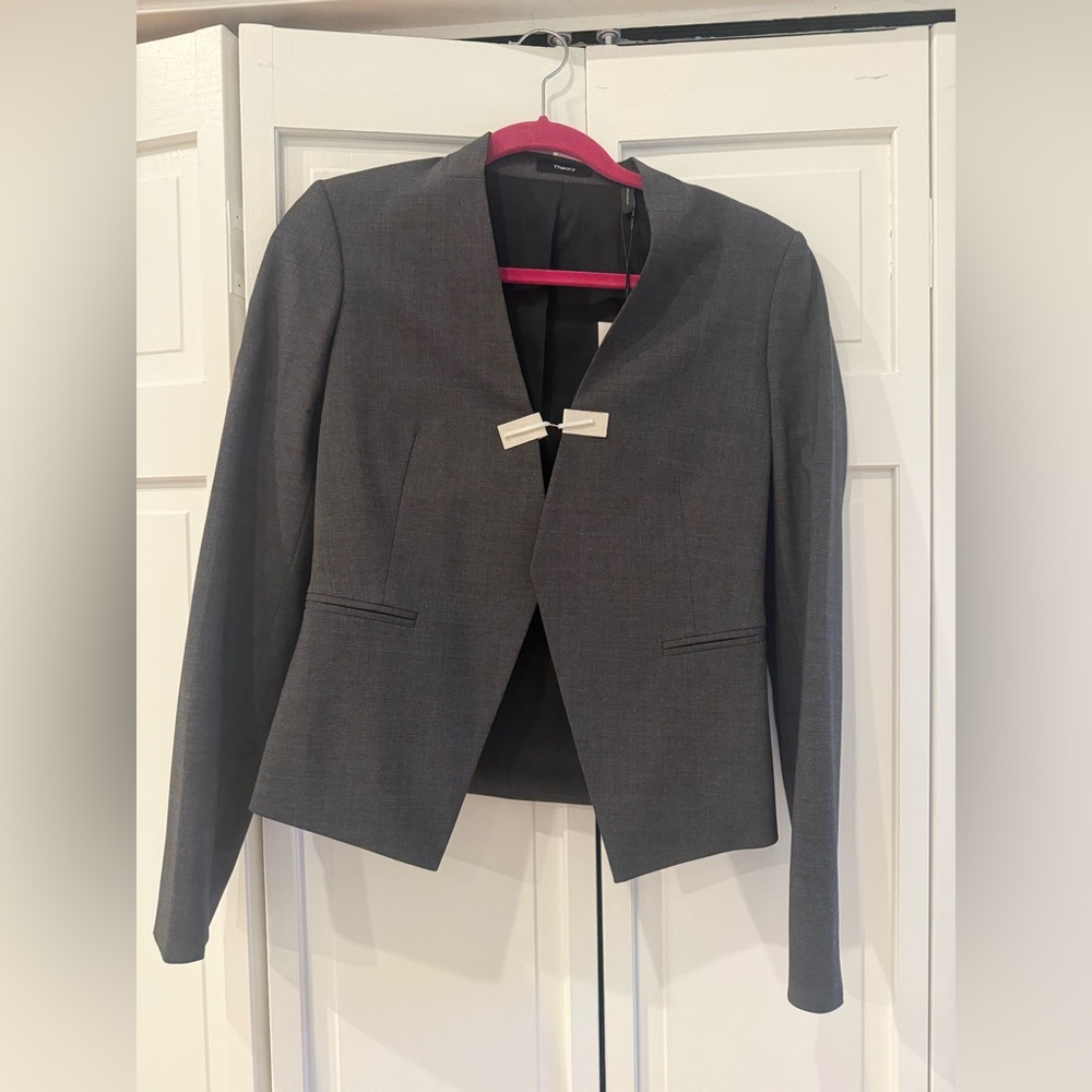 Charcoal Theory Blazer | Size 6 | New With Tags